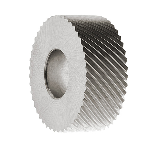 Carbide knurling wheels spiral toothing